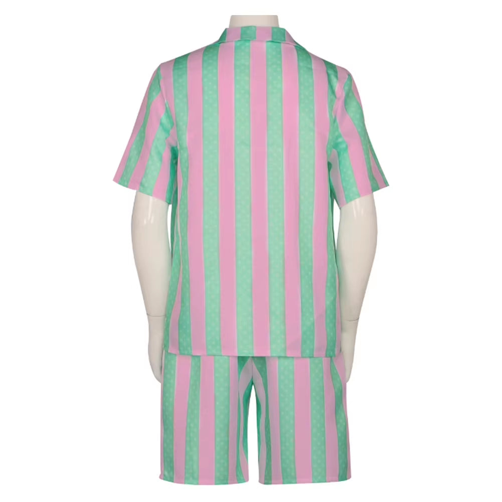 Ken Cosplay Fantasy 2023 Movie Barbei Disguise Costume Summer Shirt Beach Clothing Adult Men Cosplay Outfit Male Halloween Cloth