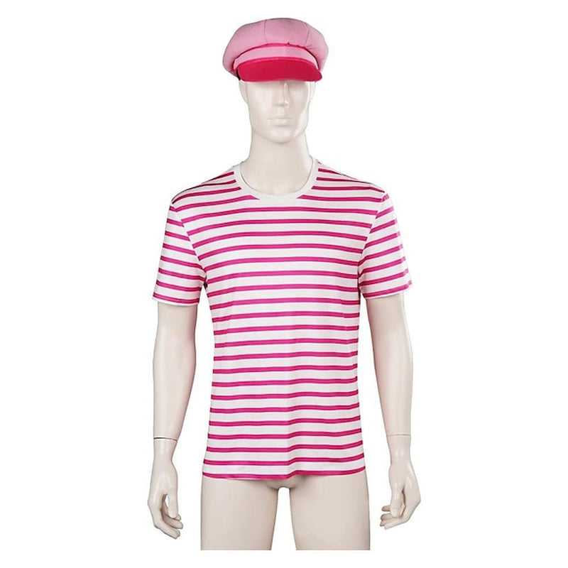 Allen Doll Hawaiian Shirt Alan Shirt Cosplay Costume Men'S Women'S Movie Retro Vintage Hot Pink Sports Set Rainbow Beach Set