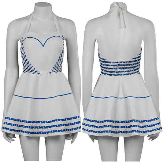 2023 Movie Barrbiei Margot Robbie Halloween Cosplay Womens Dress Fancy Outfit AU