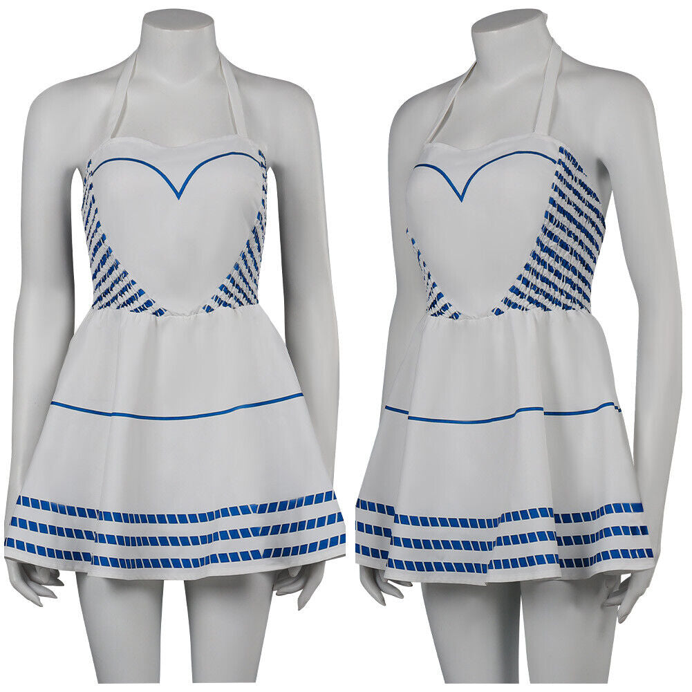 2023 Movie Barrbiei Margot Robbie Halloween Cosplay Womens Dress Fancy Outfit AU