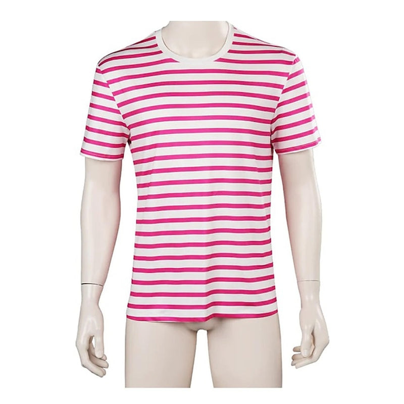 Allen Doll Hawaiian Shirt Alan Shirt Cosplay Costume Men'S Women'S Movie Retro Vintage Hot Pink Sports Set Rainbow Beach Set