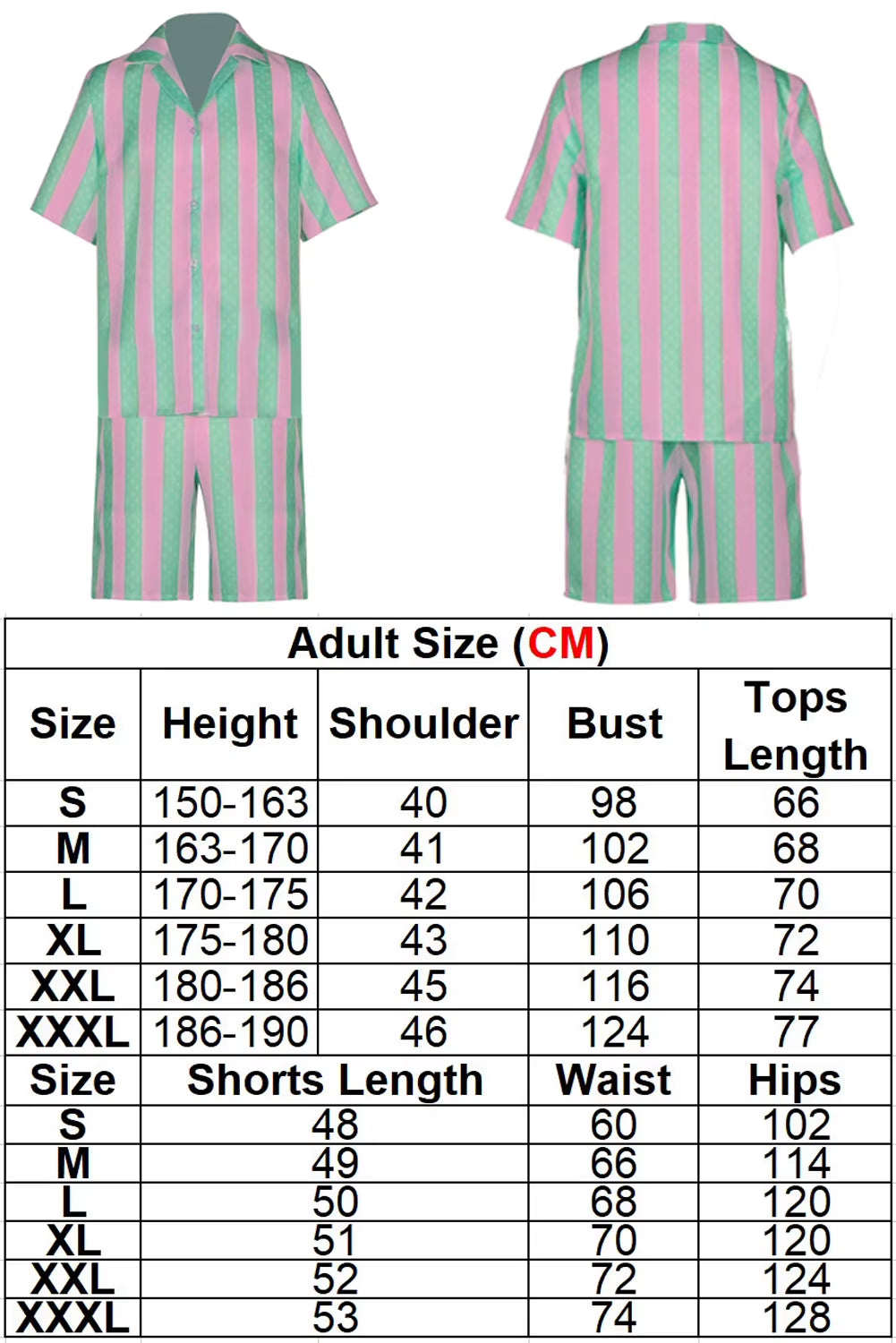 Ken Cosplay Fantasy 2023 Movie Barbei Disguise Costume Summer Shirt Beach Clothing Adult Men Cosplay Outfit Male Halloween Cloth