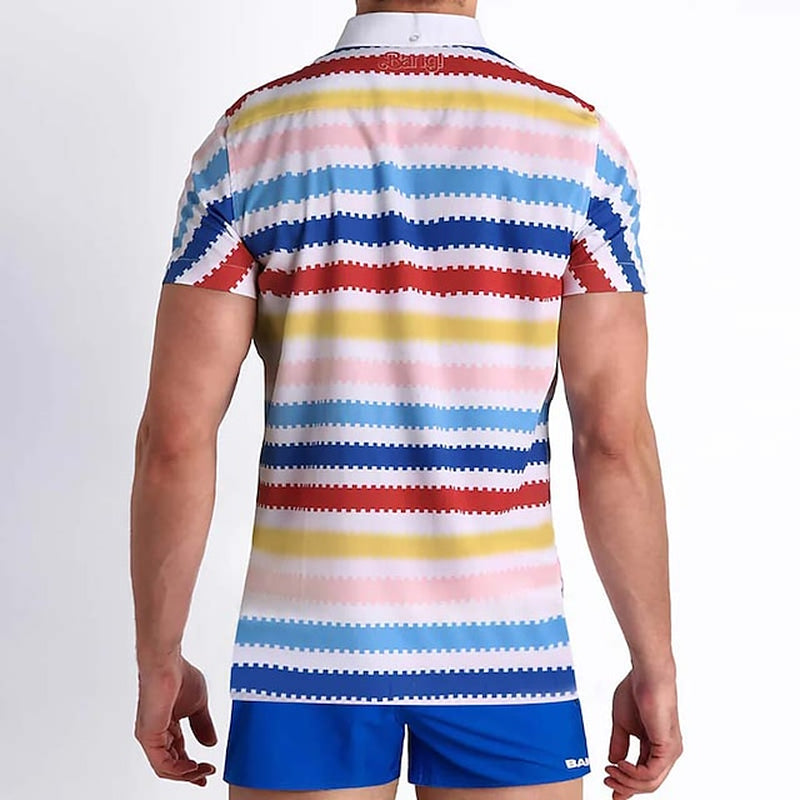 Allen Doll Hawaiian Shirt Alan Shirt Cosplay Costume Men'S Women'S Movie Retro Vintage Hot Pink Sports Set Rainbow Beach Set